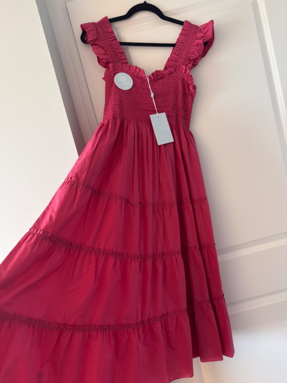 Hill House Nap Dress Size Medium Lipstick Pink